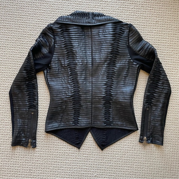 Line The Label Lambskin Leather Jacket - Picture 10 of 13